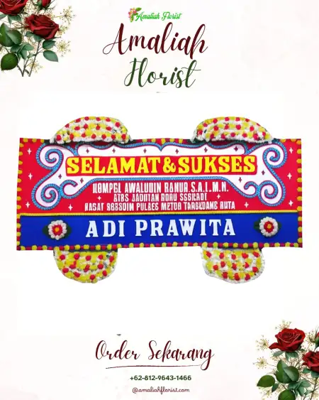 Papan Bunga Ucapan Selamat Cigadog